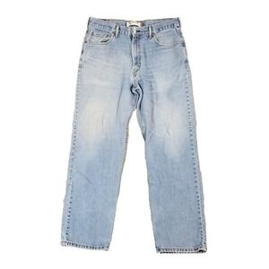 Levi's 550 jeans men's 36x32 relaxed fit straight blue denim pants retro
